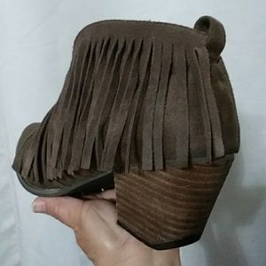 CONKYS ANKLE BOOTS BROWN SIZE 10